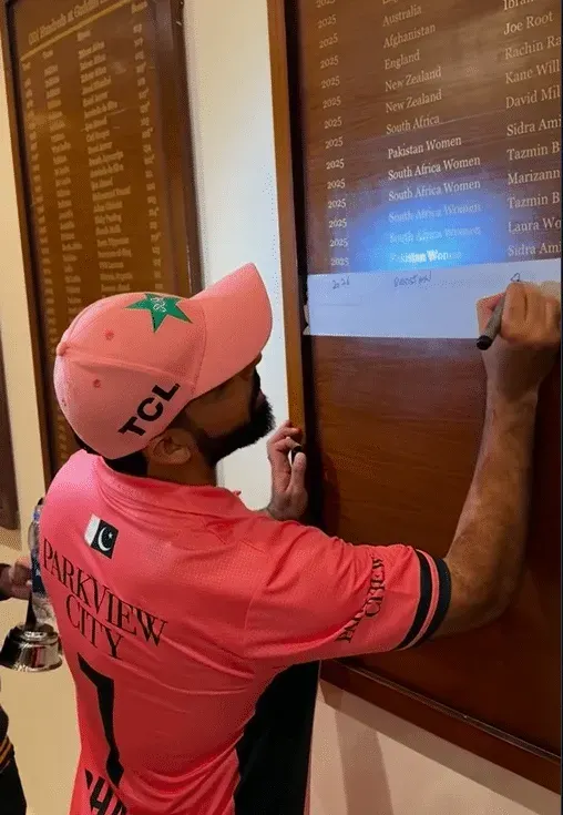 Shadab Khan Earns Gaddafi Stadium Honour Board Spot After Century Against England