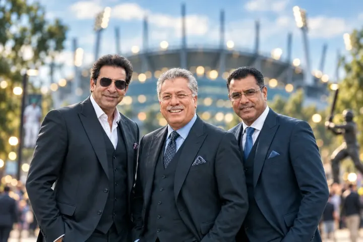 Former Pakistan Captains Akram, Waqar and Zaheer Invited to Melbourne for Test Cricket Milestone