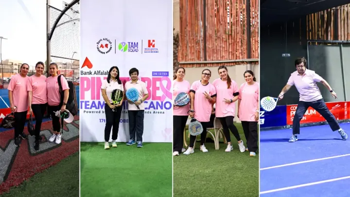 Bank Alfalah Legends Arena Hosts Padel Tournament for Pinktober