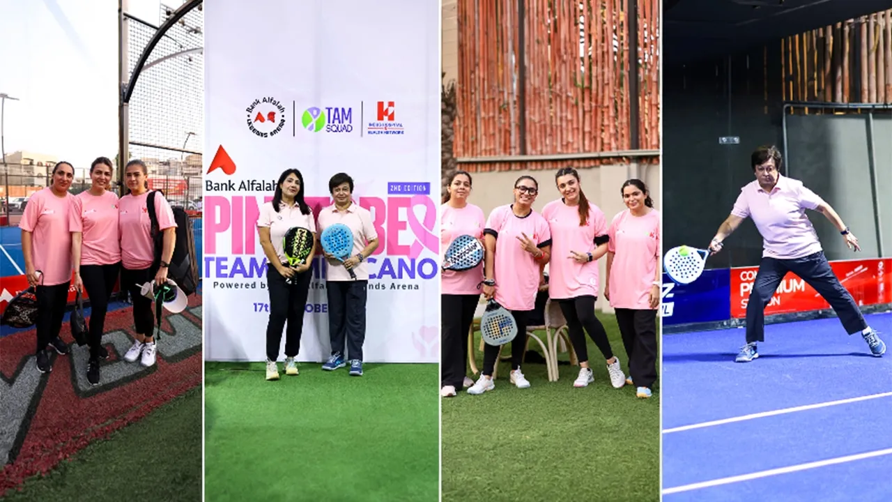 Bank Alfalah Legends Arena Hosts Padel Tournament for Pinktober