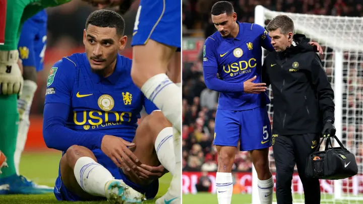 Chelsea Hit By Injury As Maxence Lacroix Leaves Liverpool Match With Hamstring