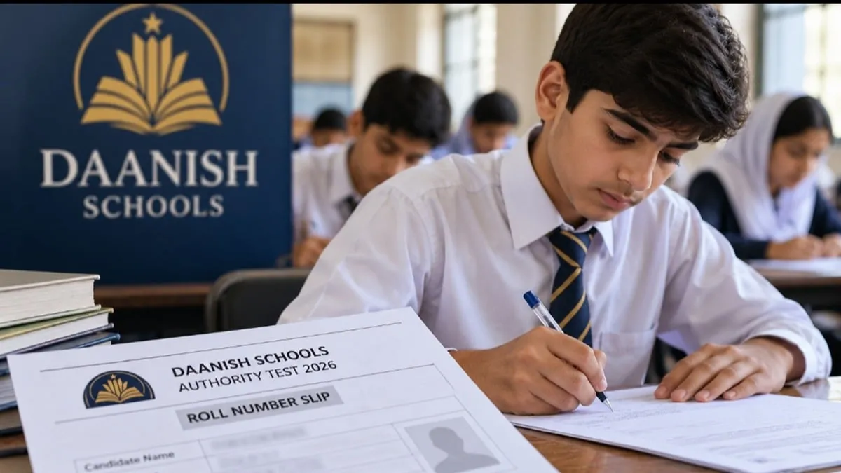 Roll Number Slips Now Available for Daanish Schools Authority Test