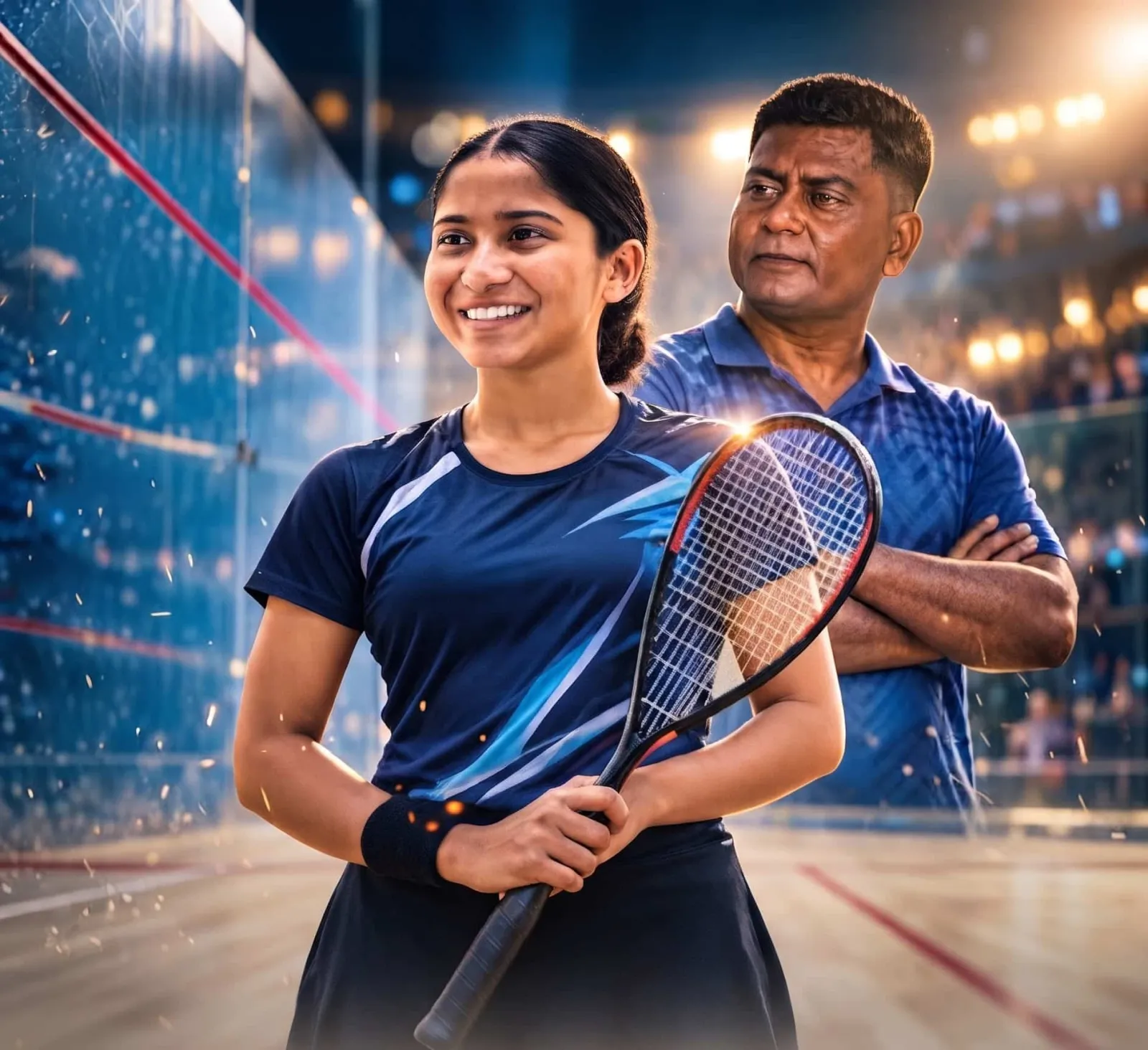 Sanitation Worker's Daughter Claims National Junior Squash Title