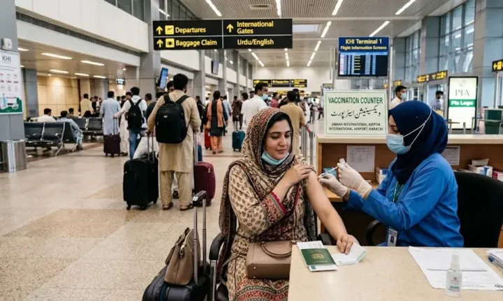 Karachi Airport Extends Deadline for Saudi Travel Vaccine Proof