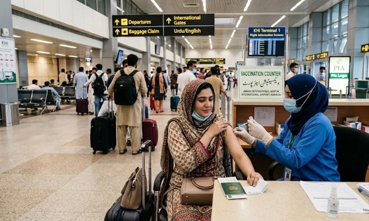 Karachi Airport Extends Deadline for Saudi Travel Vaccine Proof