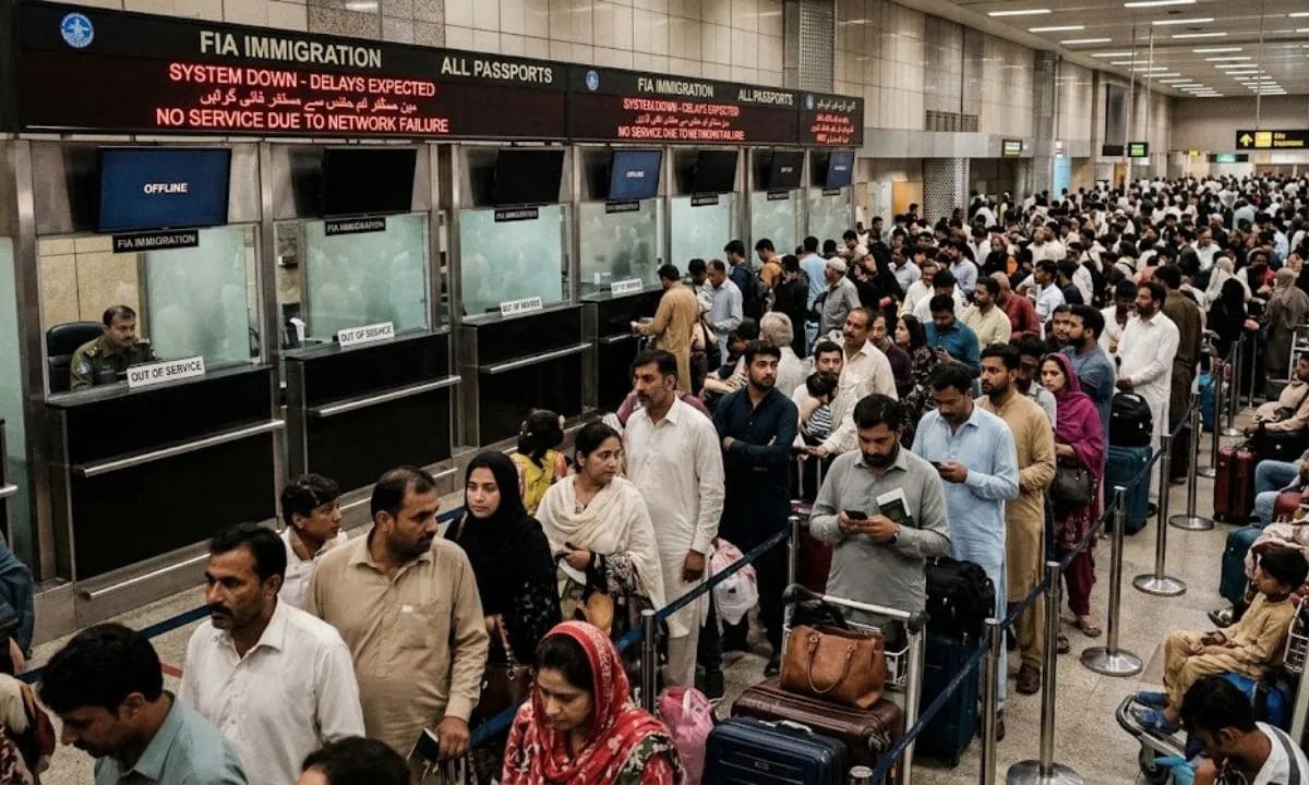 Airport Immigration Stalls Across Pakistan Due To FIA System Failure