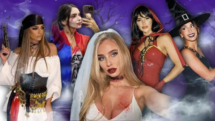 Footballers' Wags Show Off Their Most Striking Halloween Costumes