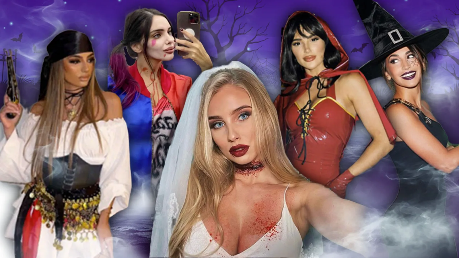 Footballers' Wags Show Off Their Most Striking Halloween Costumes