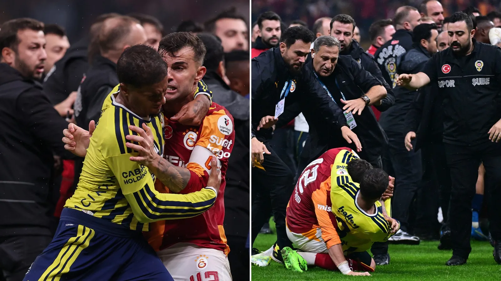 Mass Brawl Breaks Out After Galatasaray Beats Fenerbahce In Intercontinental Derby