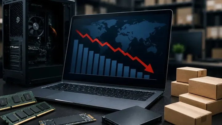 Worldwide Personal Computer Shipments Plunge 21 Percent in Third Quarter