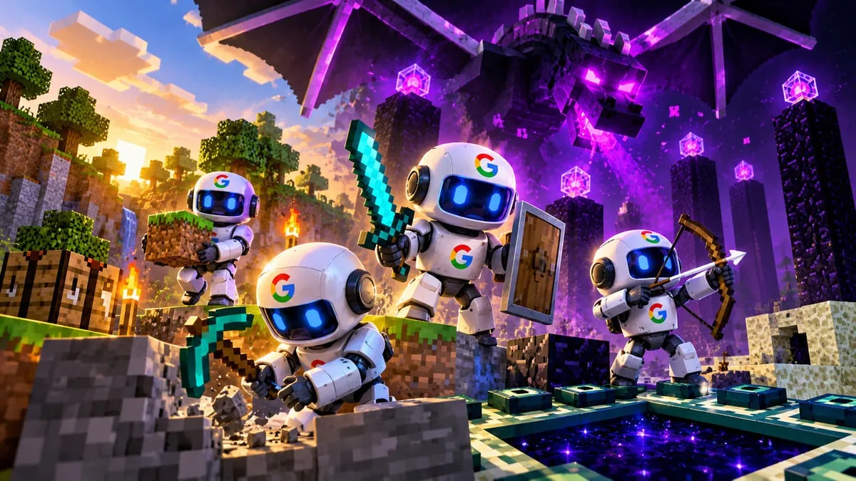 Google Gemini Agents Conquer Minecraft Without Human Help