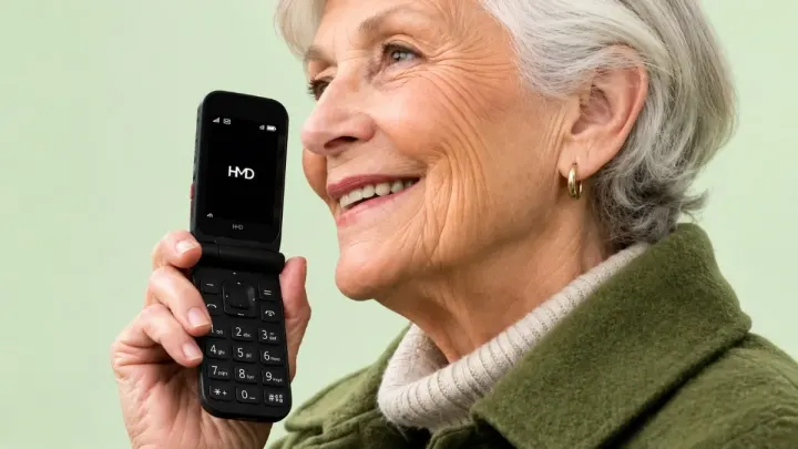 HMD Unveils Senior Flip Phone with Built-In AI Assistant