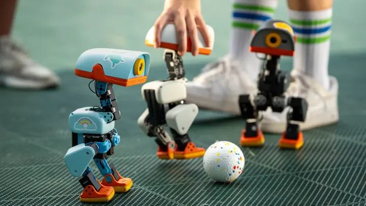 Nvidia Chief Shows Off Cute Microduck Robots, 20,000 Pre-Orders in One Day