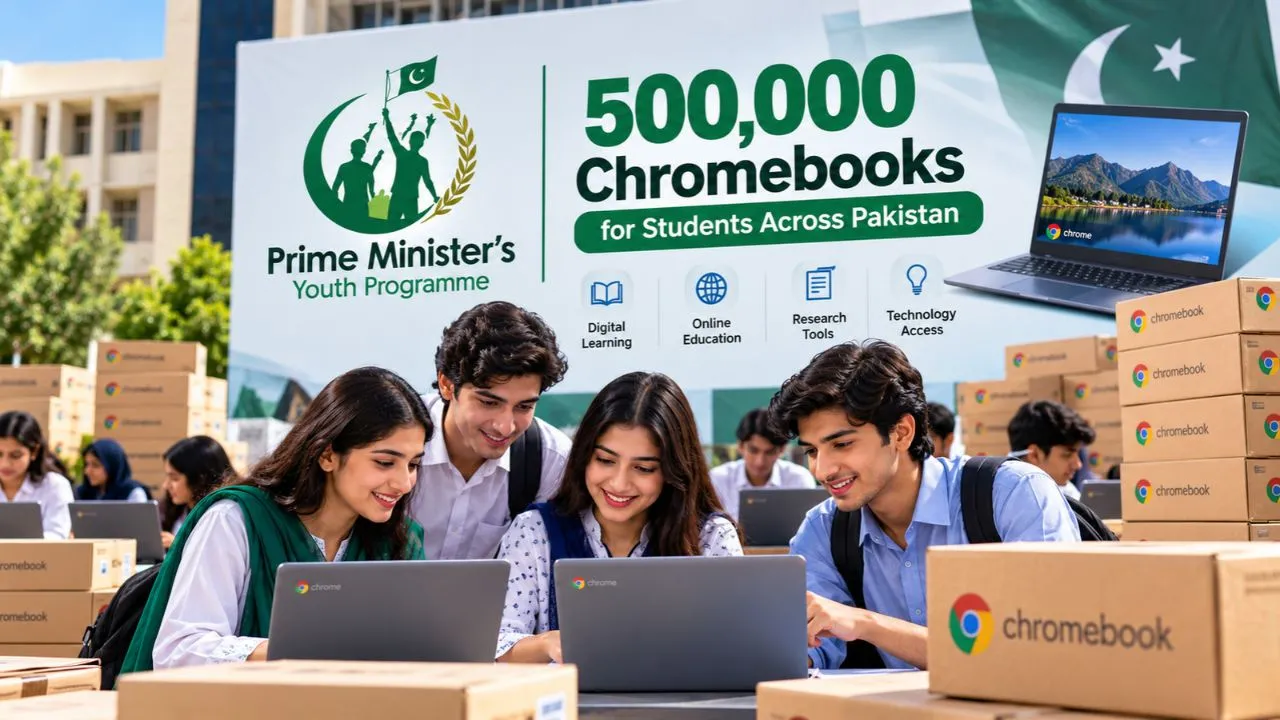 Applying For The PM Youth Chromebook Scheme In Pakistan