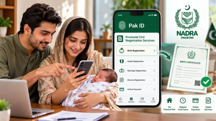 A Step-By-Step Guide To Registering A Child Birth Online Through NADRA Pak ID