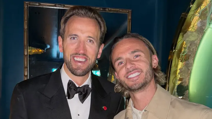 Harry Kane Celebrates Ballon d'Or Win With Close Football Friends