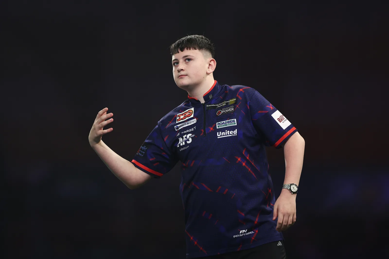 Teen Darts Sensation Mitchell Lawrie Defends Netflix Selection