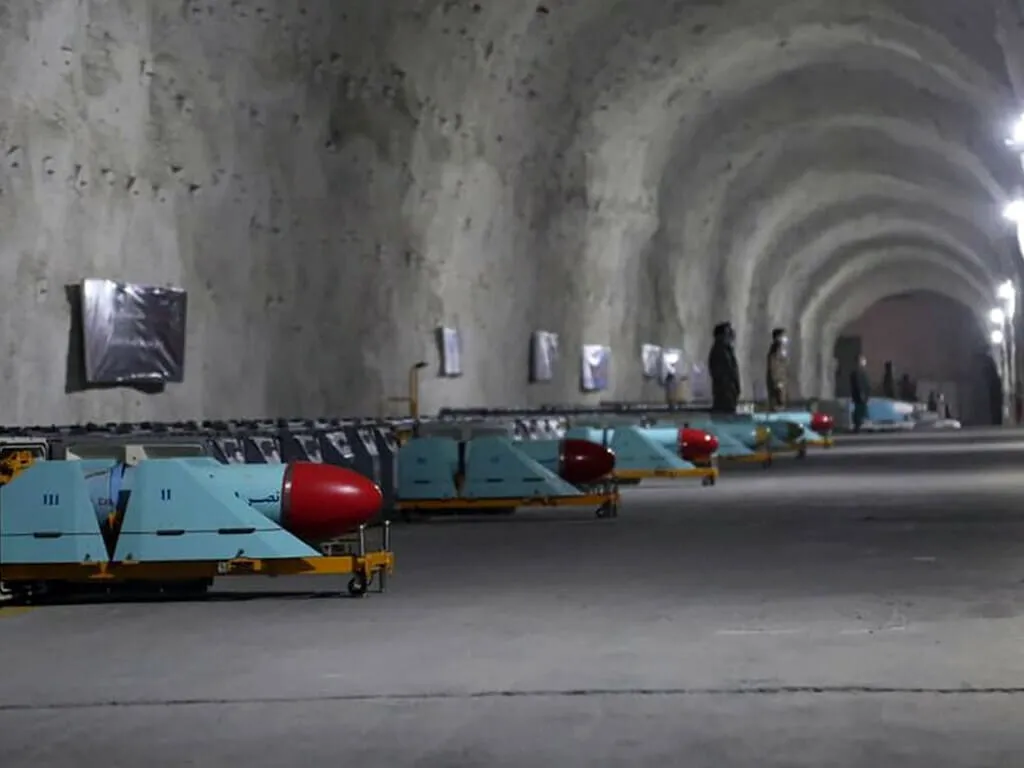 Iran Broadcasts Footage of Underground Facility and Advanced Military Drones