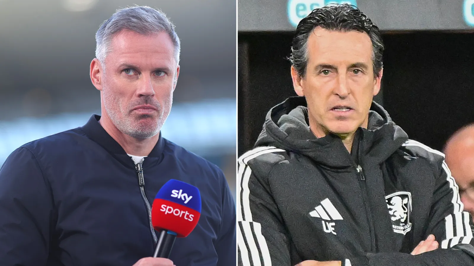 Jamie Carragher Tells Aston Villa Supporters to Shut Up as He Urges Emery for United Job