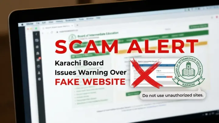 Karachi Board Warns Students About Fake Exam Clearing Website