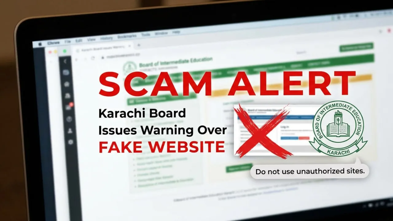 Karachi Board Warns Students About Fake Exam Clearing Website
