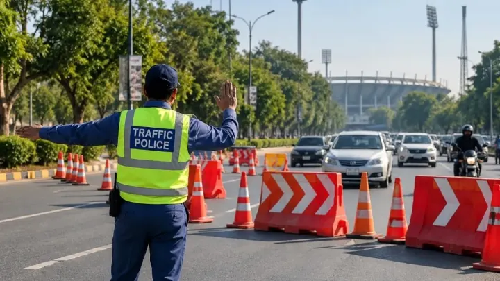 Lahore Traffic Police Details Route Diversions For Wednesday