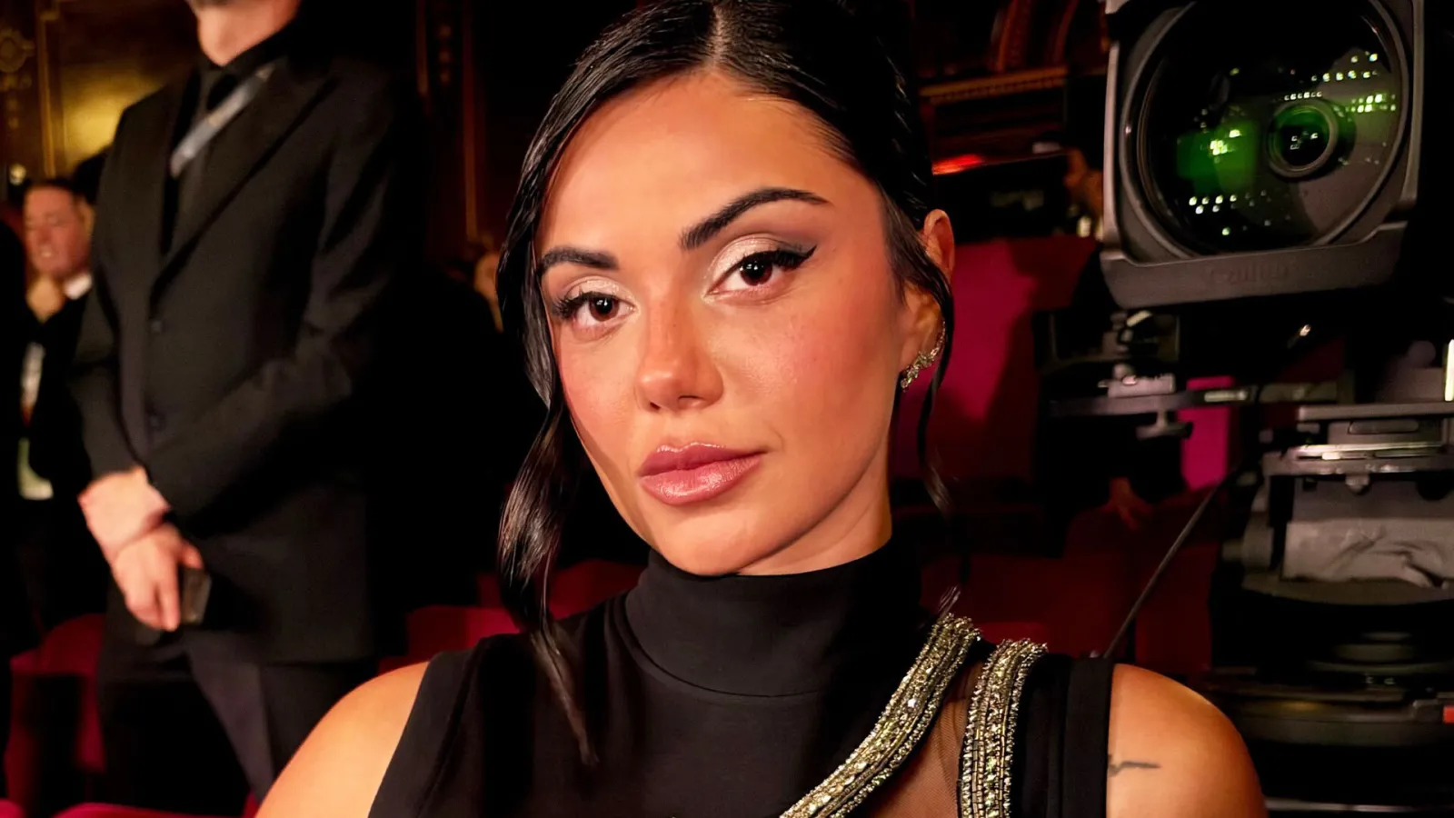 Claudia Rodriguez Turns Heads in Black Dress at Ballon d'Or as Partner Cucurella Celebrates