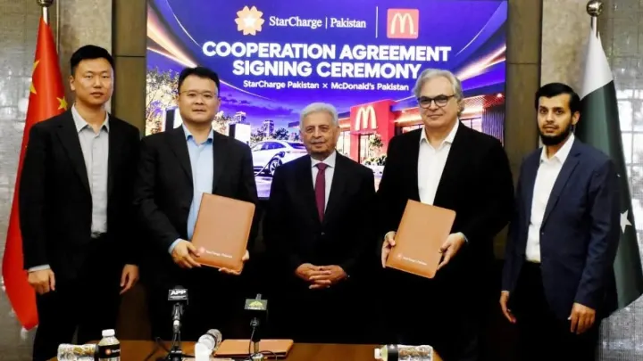 McDonald's Pakistan Partners with StarCharge China for EV Charging