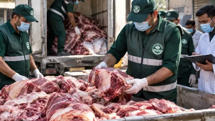 Punjab Food Authority Seizes and Destroys 900kg of Lumpy Skin Disease Meat in Lahore