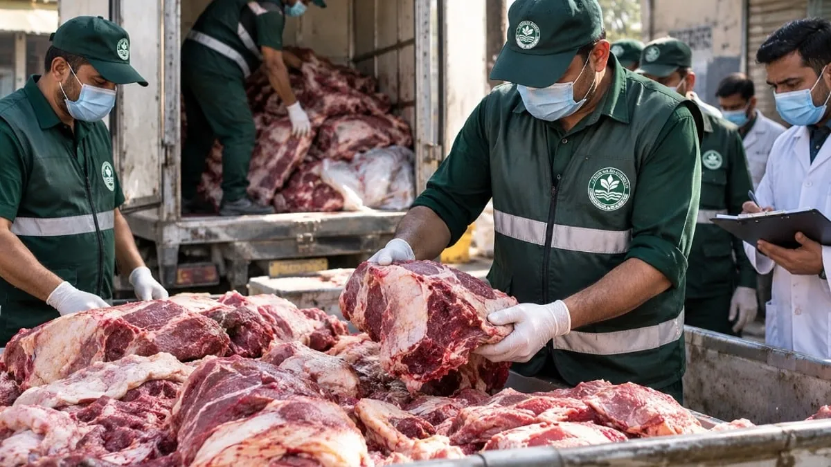 Punjab Food Authority Seizes and Destroys 900kg of Lumpy Skin Disease Meat in Lahore