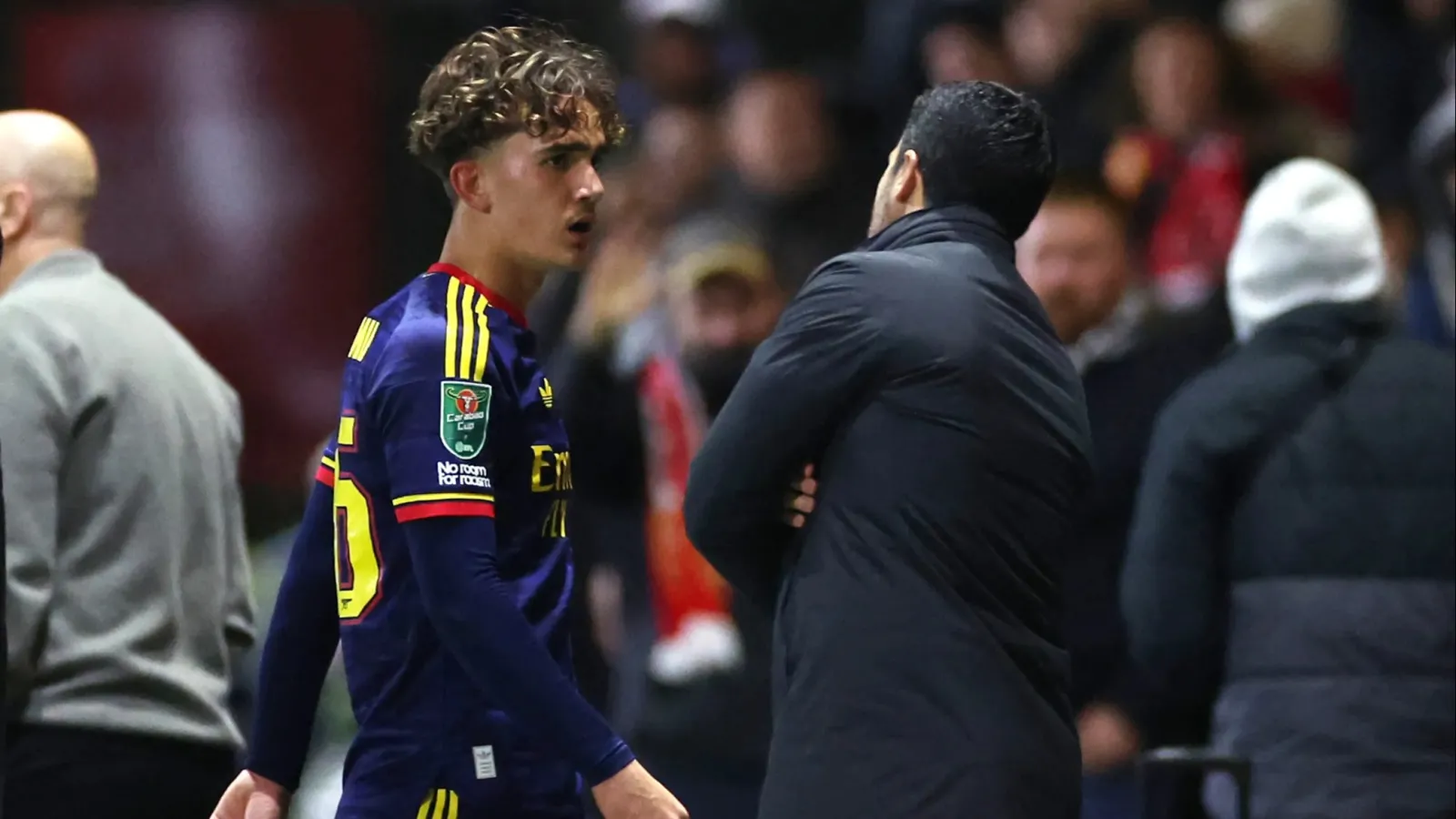 Arsenal Manager Mikel Arteta Warns Teen Star Max Dowman After Red Card