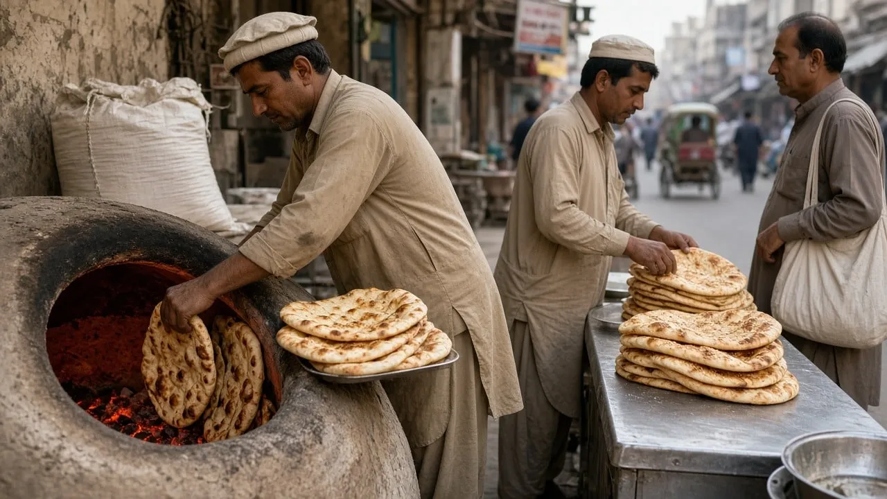 Plain Naan Costs Rise to Rs. 35 in Lahore