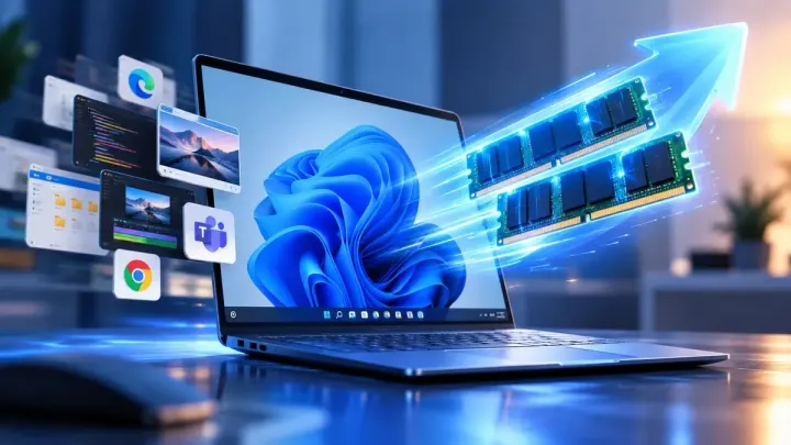 Microsoft Updates Windows 11 with Faster Speed and Extra App RAM