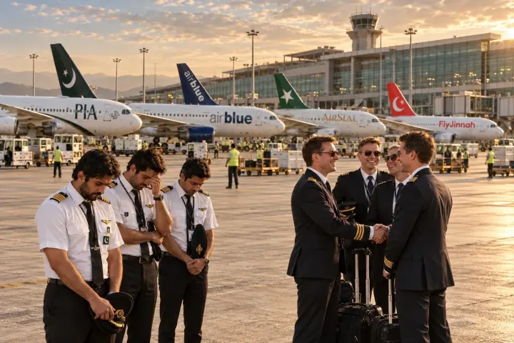 Foreign Pilot Hiring Sparks Scrutiny As Over 1,500 Pakistani Aviators Face Unemployment