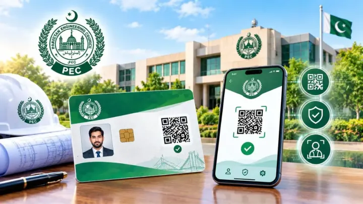 Pakistan Engineering Council Launches Digital E-Card With QR Codes