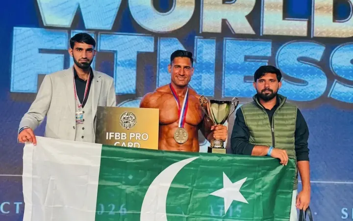 Peshawar Bodybuilder Muhammad Yasin Khan Secures Gold at IFBB World Fitness Cup