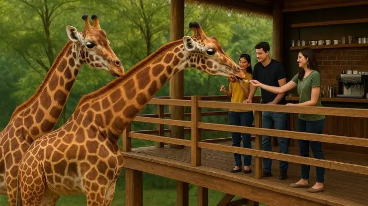 Lahore Safari Park Prepares To Launch Pakistan's First Giraffe Café