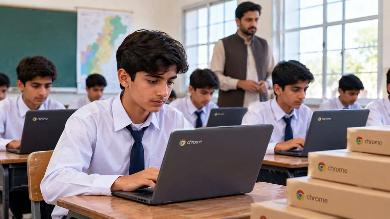 Peshawar Board Publishes Student Roster For Free Chromebooks