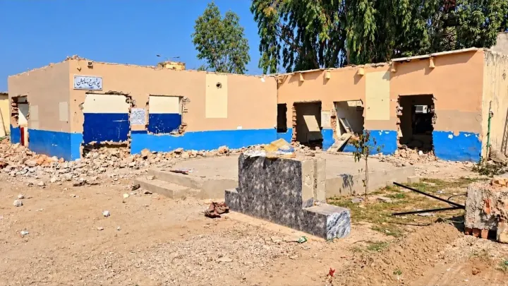 Khanna Police Station Demolished on Islamabad Greenbelt