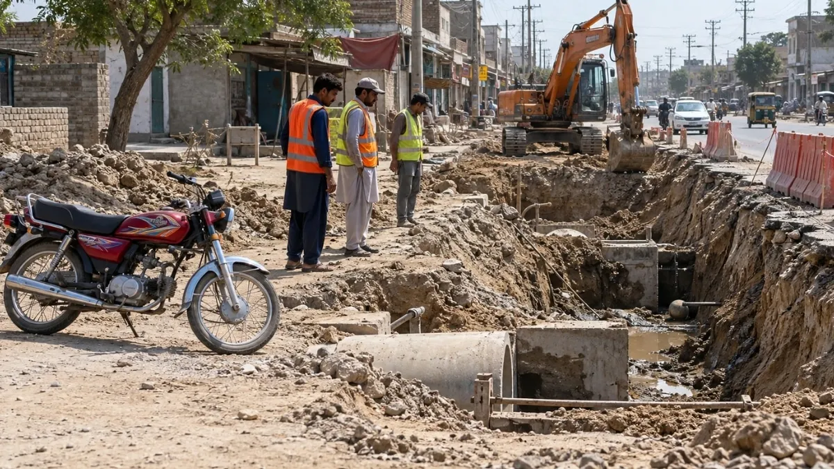 Railway Police Halt Karachi Road Work After Clash With KMC