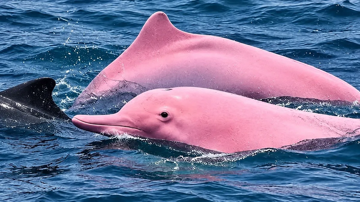 Rare Pink Dolphins Draw Attention Near Coast of Muscat