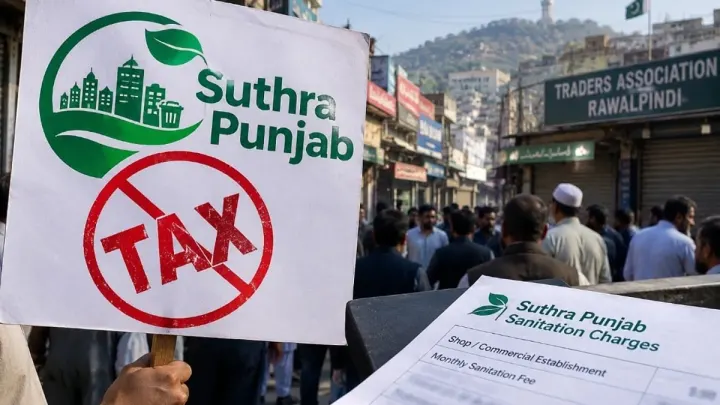 Rawalpindi Business Owners Refuse New Sanitation Fee