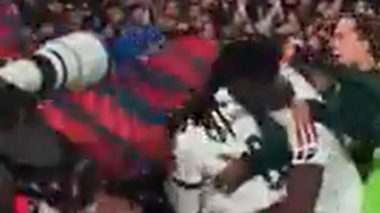 Eduardo Camavinga Targeted With Flag Poles During El Clasico Celebrations