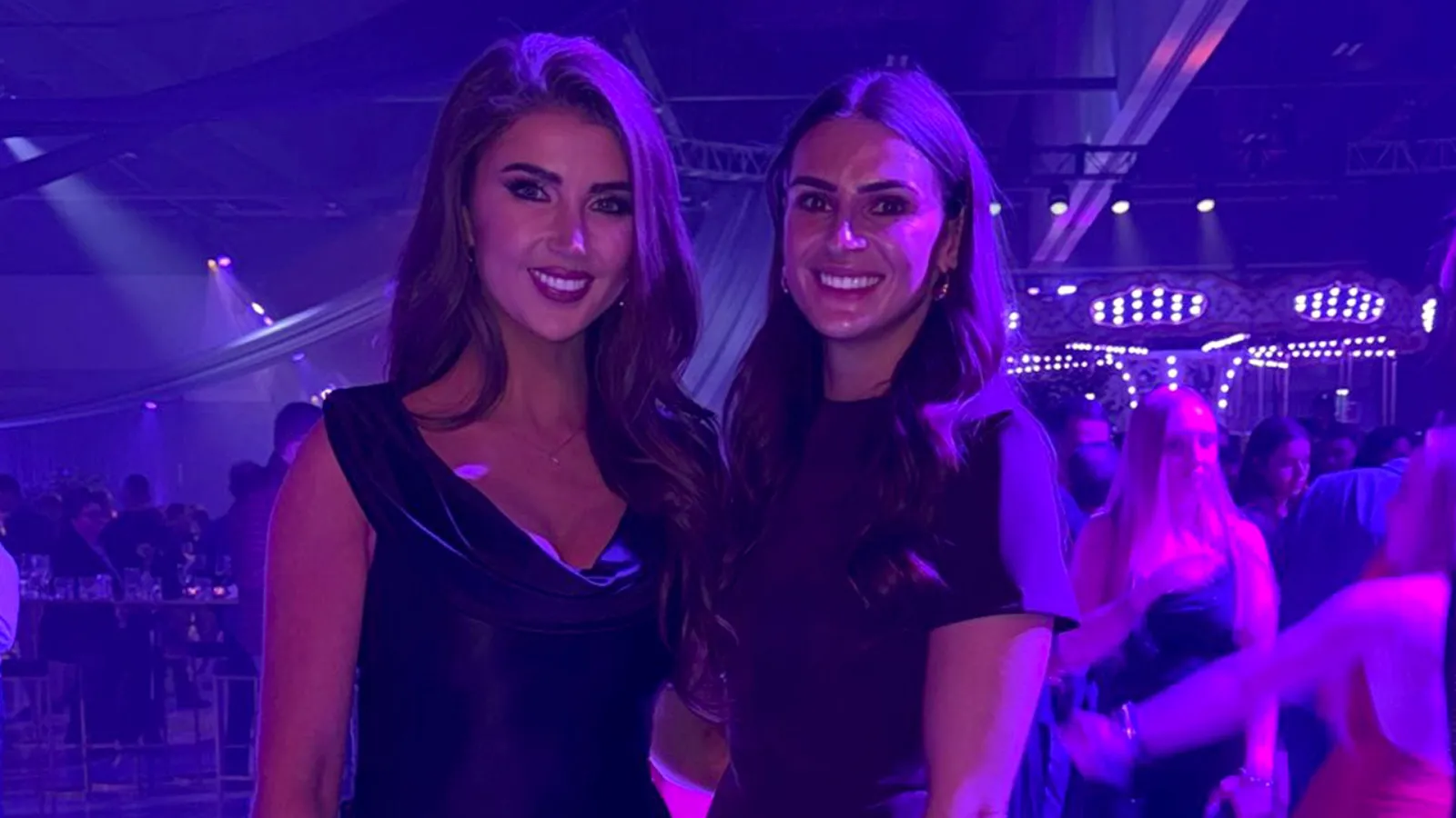 Sky Sports Presenter Kate Tracey Shines in Black Dress at Breeders Cup Party