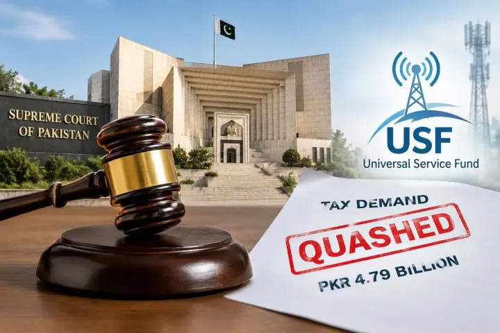 Supreme Court Rejects PKR 4.79 Billion Tax Demand on Universal Service Fund