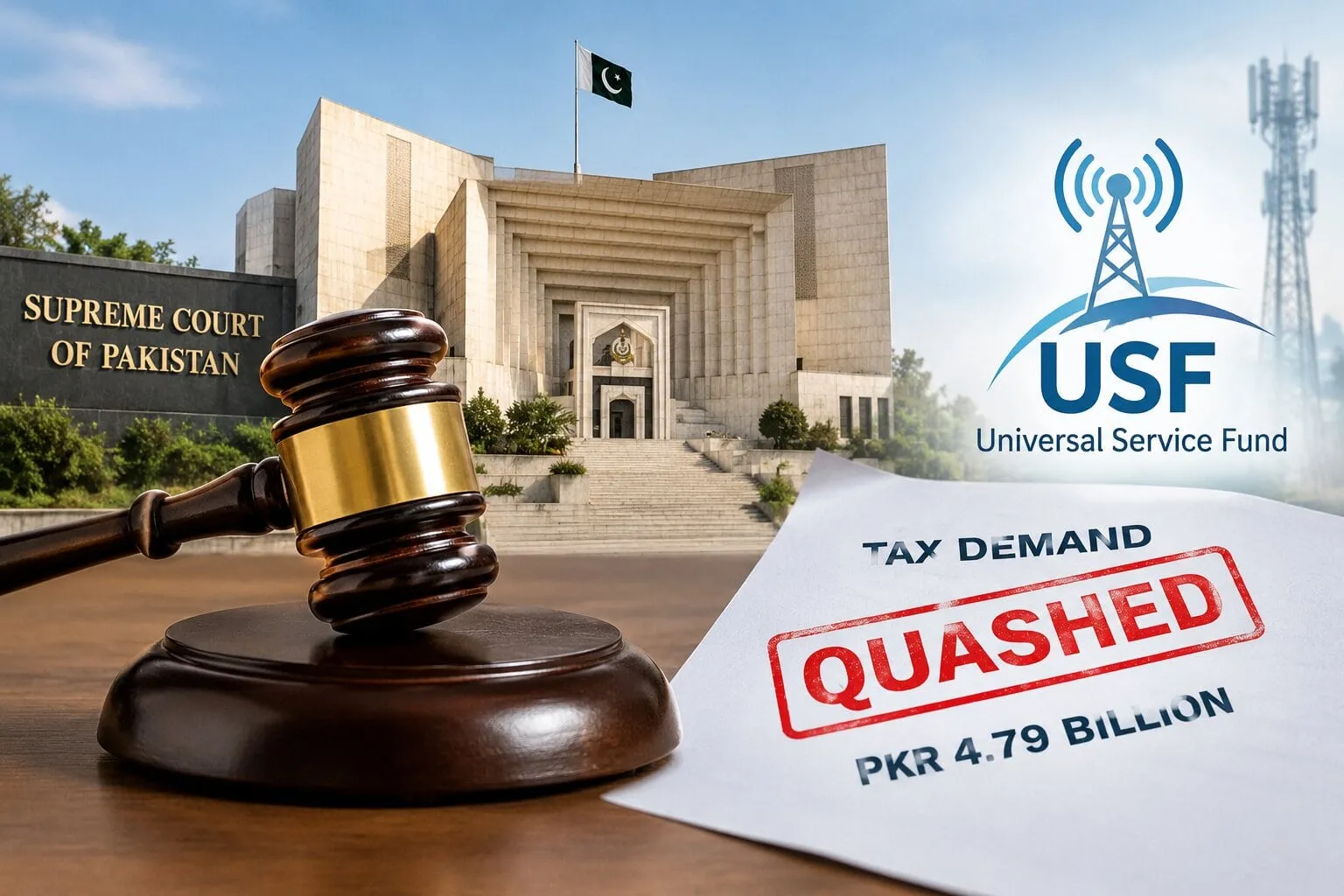 Supreme Court Rejects PKR 4.79 Billion Tax Demand on Universal Service Fund