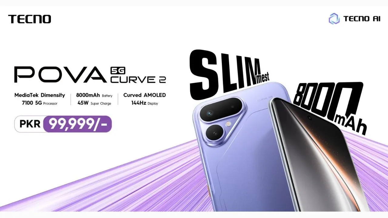 TECNO Unveils POVA Curve 2 5G in Pakistan at Rs. 99,999