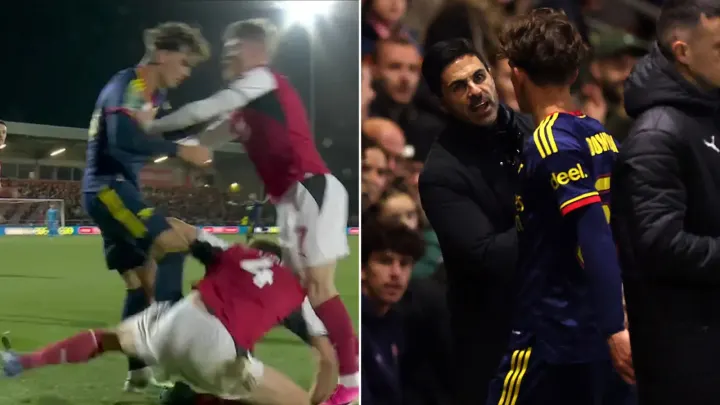 Arsenal Teen Max Dowman Sent Off After Arteta's Death Stare in Fleetwood Cup Tie