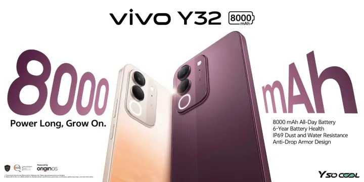 vivo Unveils Y32 in Pakistan with 8000 mAh All-Day Battery