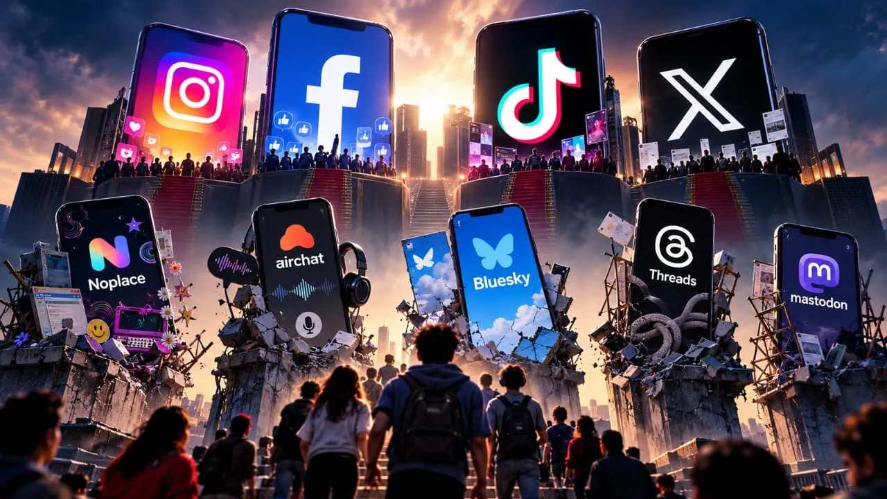 Why Emerging Social Media Platforms Struggle Against Industry Giants
